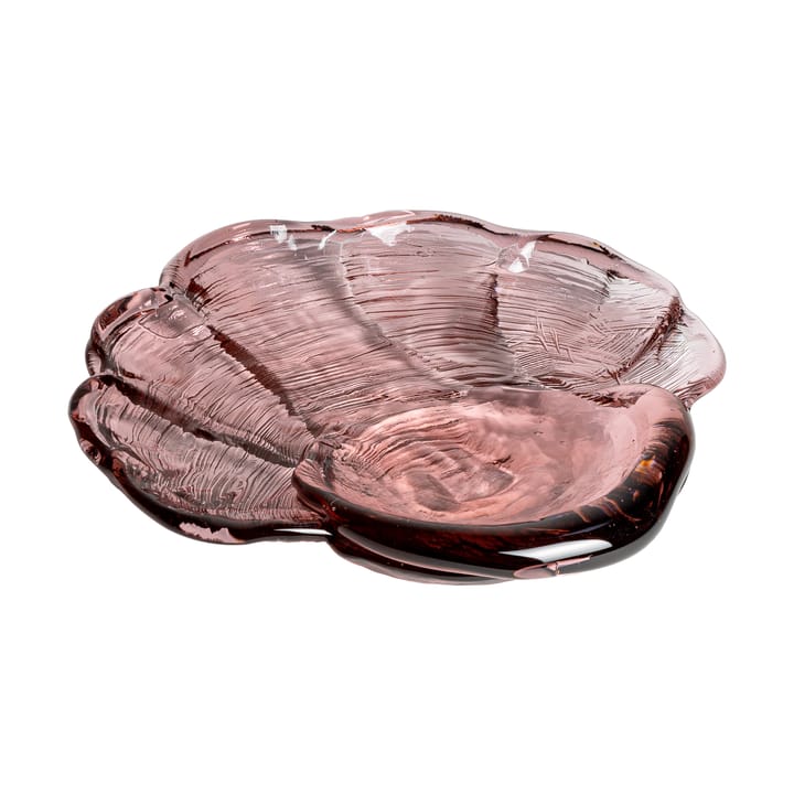 Venusmuschel Art Glasschale 30 x 33cm - Rosa - Kosta Boda
