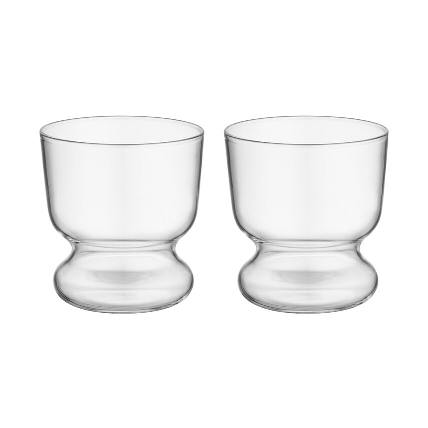 Kosta Boda Viva old fashioned Glas 28 cl 2er-Pack Klar