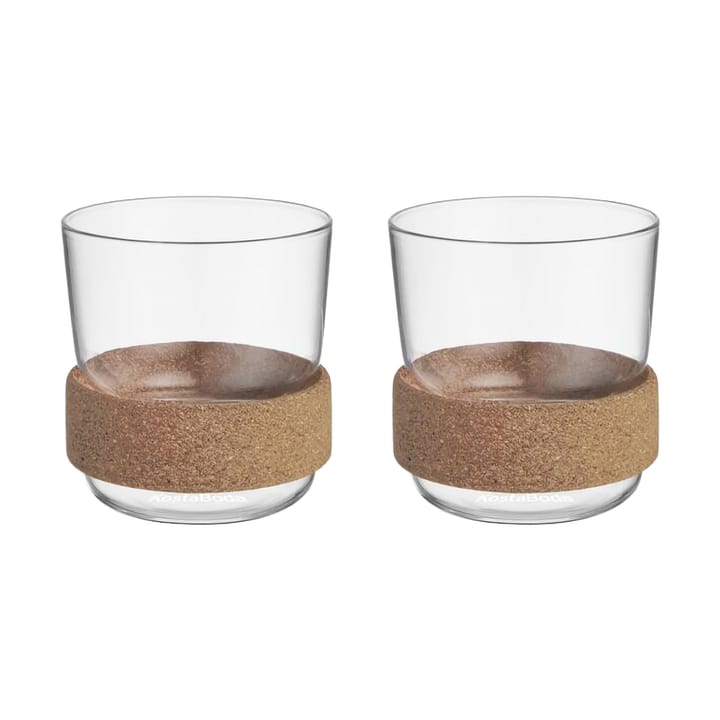 Viva Tasse mit Korkring 30 cl 2er-Pack - Klar - Kosta Boda