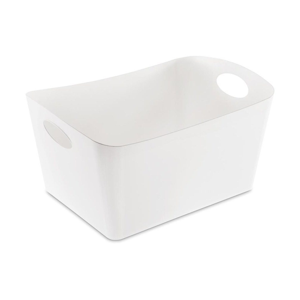 Koziol Boxxx Verwahrungsbox L 15 l Recycled white