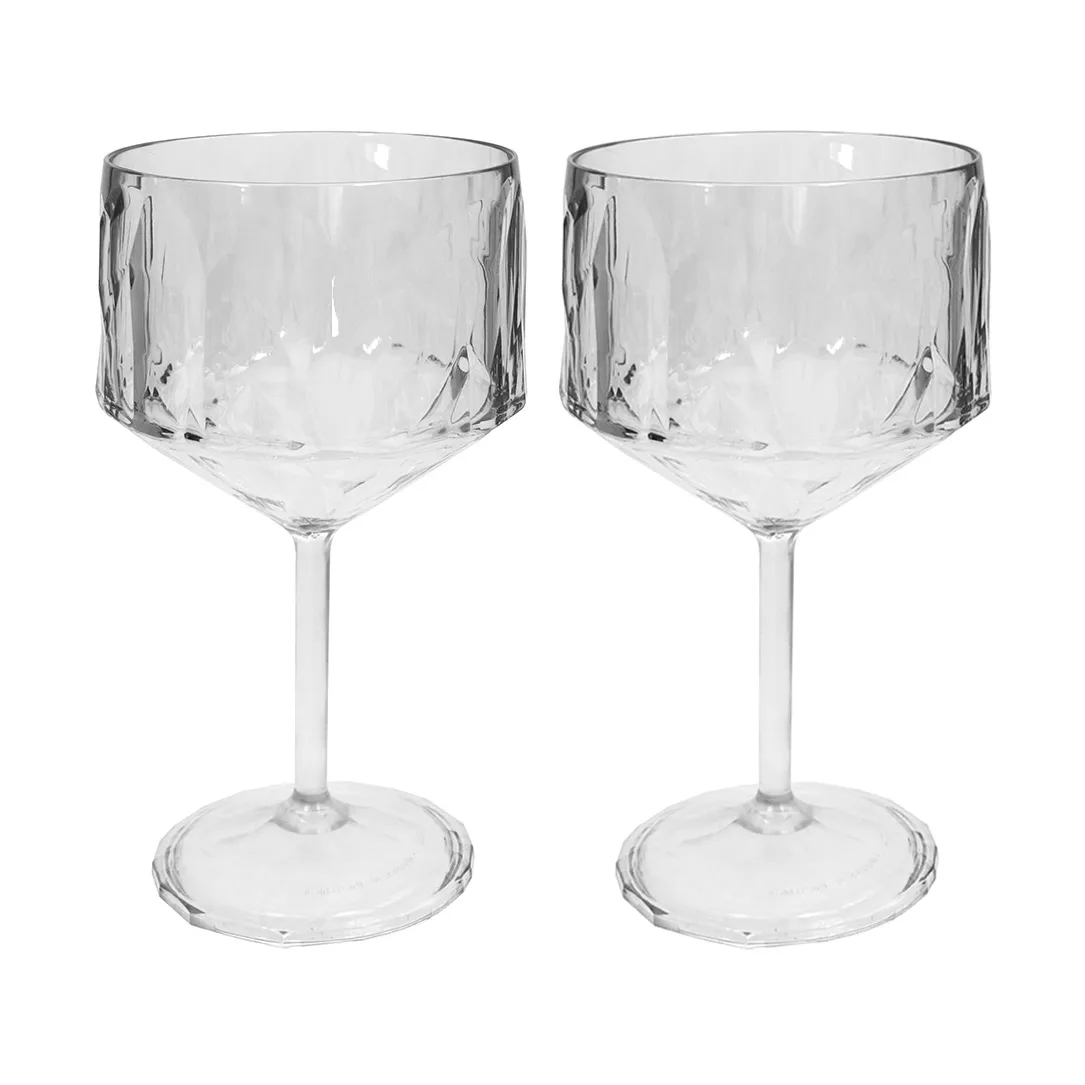 Club No. 15 Trinkglas Kunststoff 40 cl 2er Pack, Kristallklar Koziol