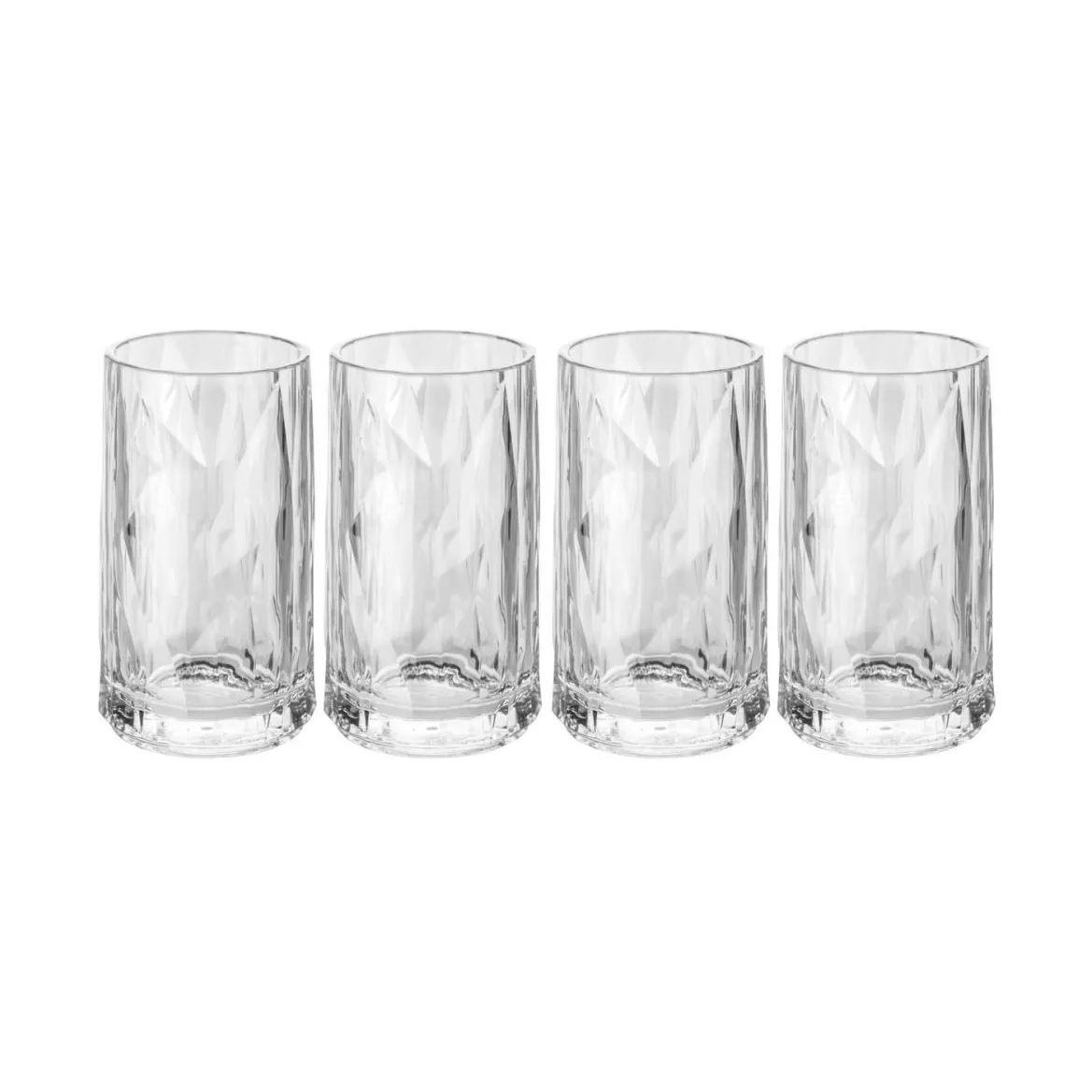 Club No. 7 Schnapsglas Kunststoff 4 cl 4er Pack, Kristallklar Koziol