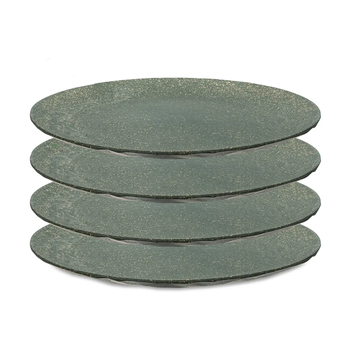 Koziol Club Teller Ø26cm 4er Pack Nature ash grey