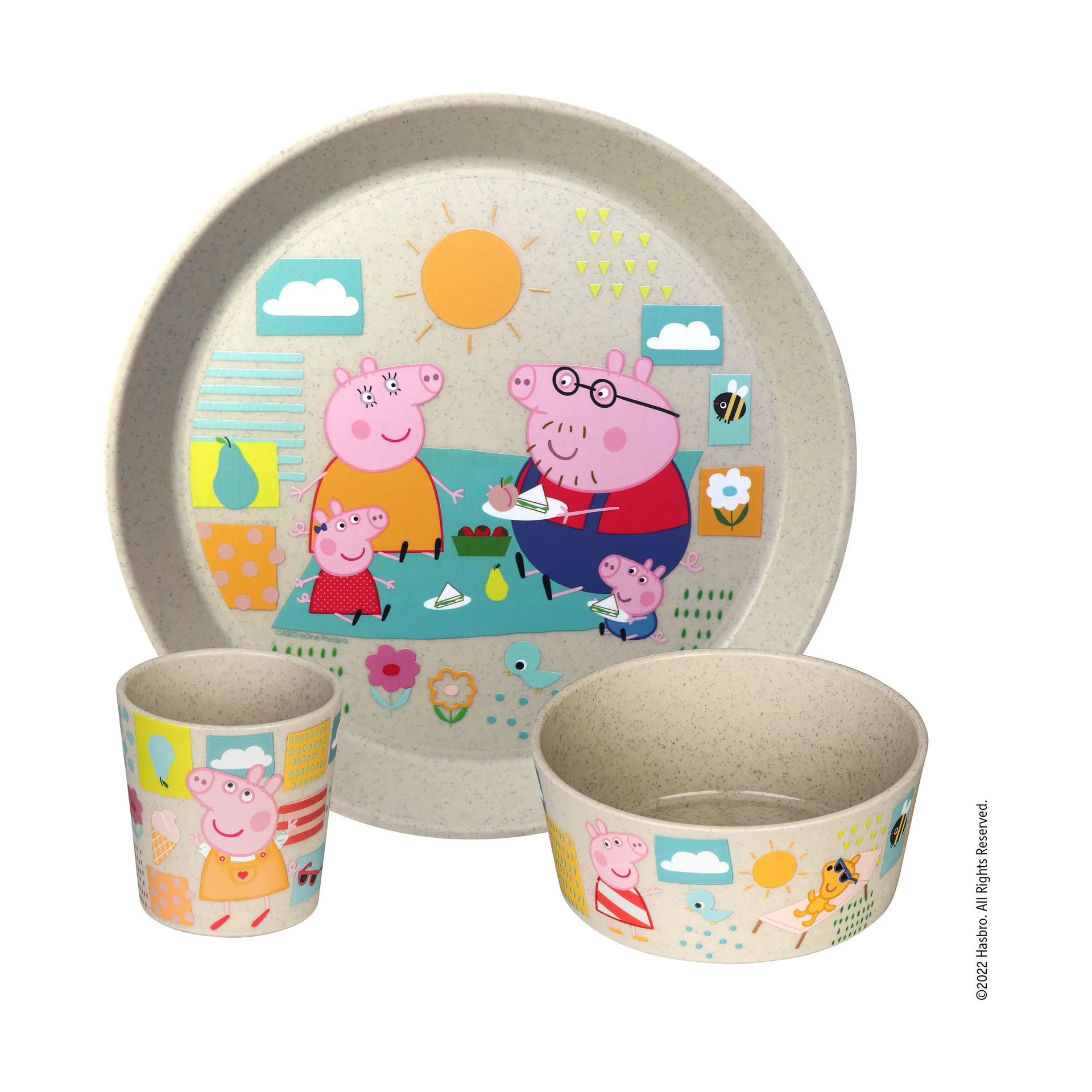 Connect Kindergeschirr 3-teilig, Peppa Wutz Koziol