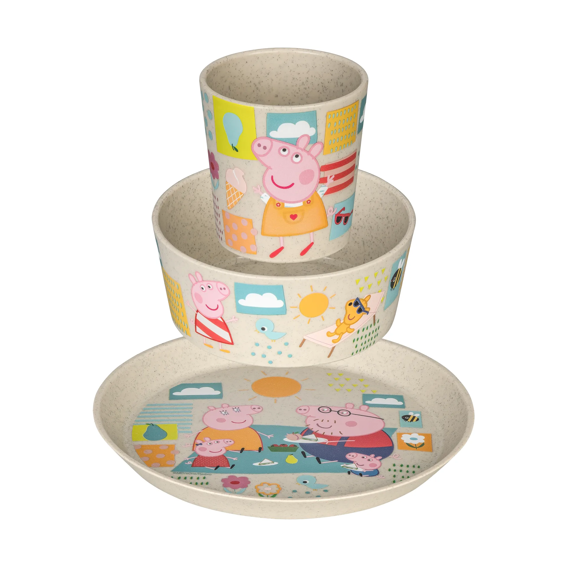 Connect Kindergeschirr 3-teilig, Peppa Wutz Koziol