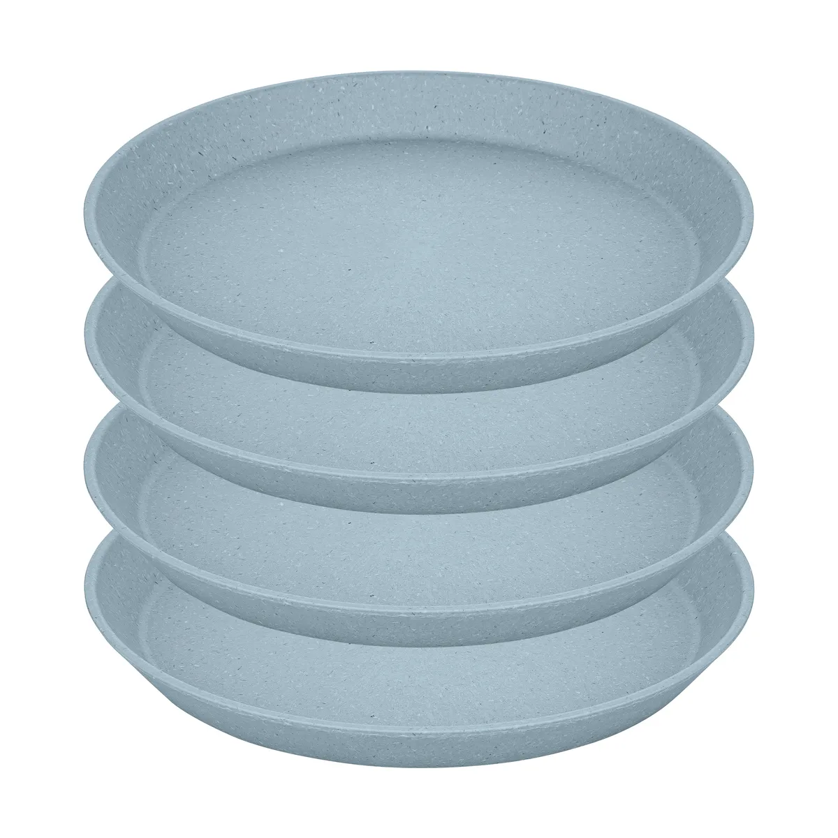 Koziol Connect kleiner Teller Ø20,5cm 4er Pack Nature flower blue