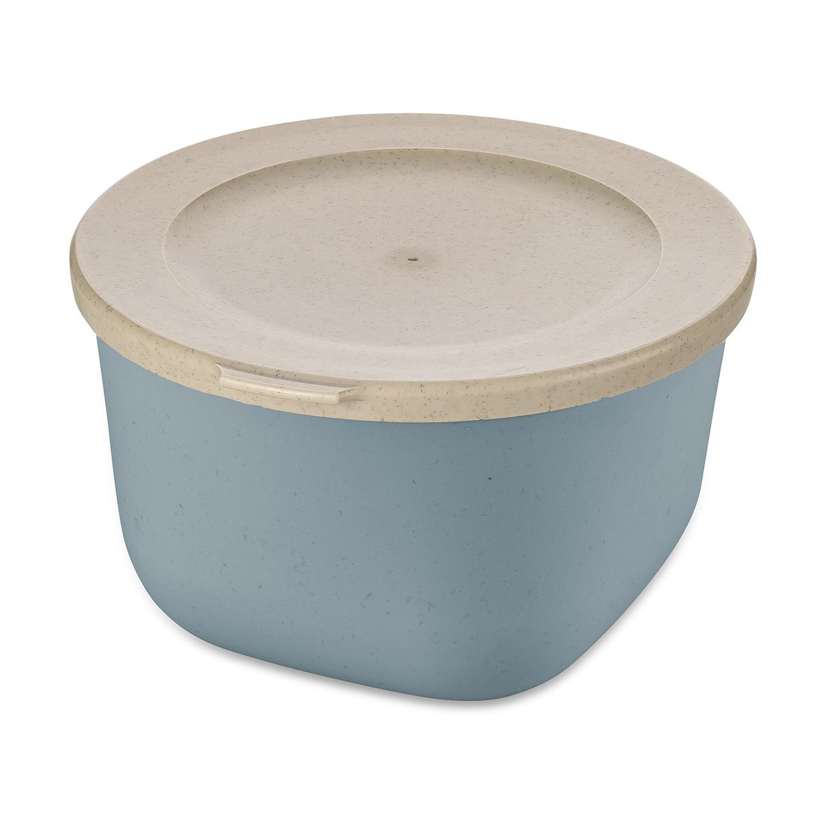 Koziol Connect Schale mit Deckel 1 l Nature flower blue