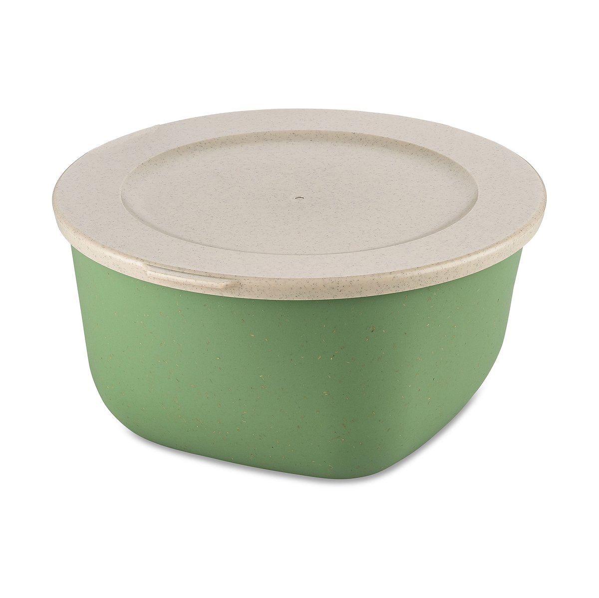 Koziol Connect Schale mit Deckel 2 l Nature leaf green