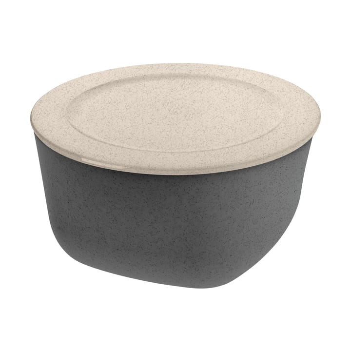 Connect Schüssel/Schale mit Deckel 4 L biozirkulärer Thermoplast - Nature ash grey - Koziol