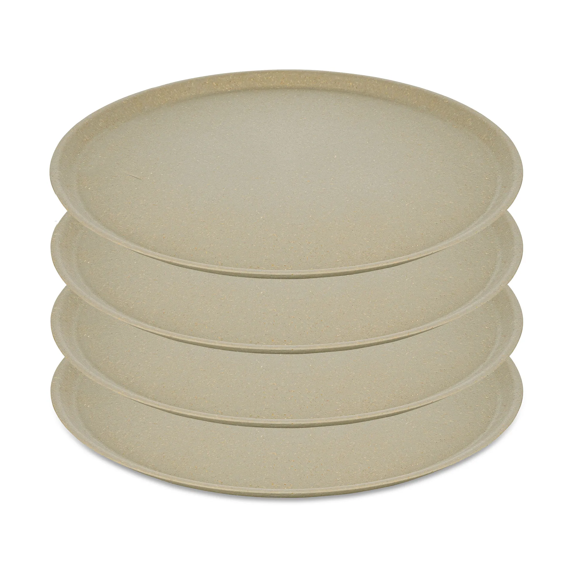 Connect Teller Ø25,5cm 4er Pack, Nature desert sand Koziol