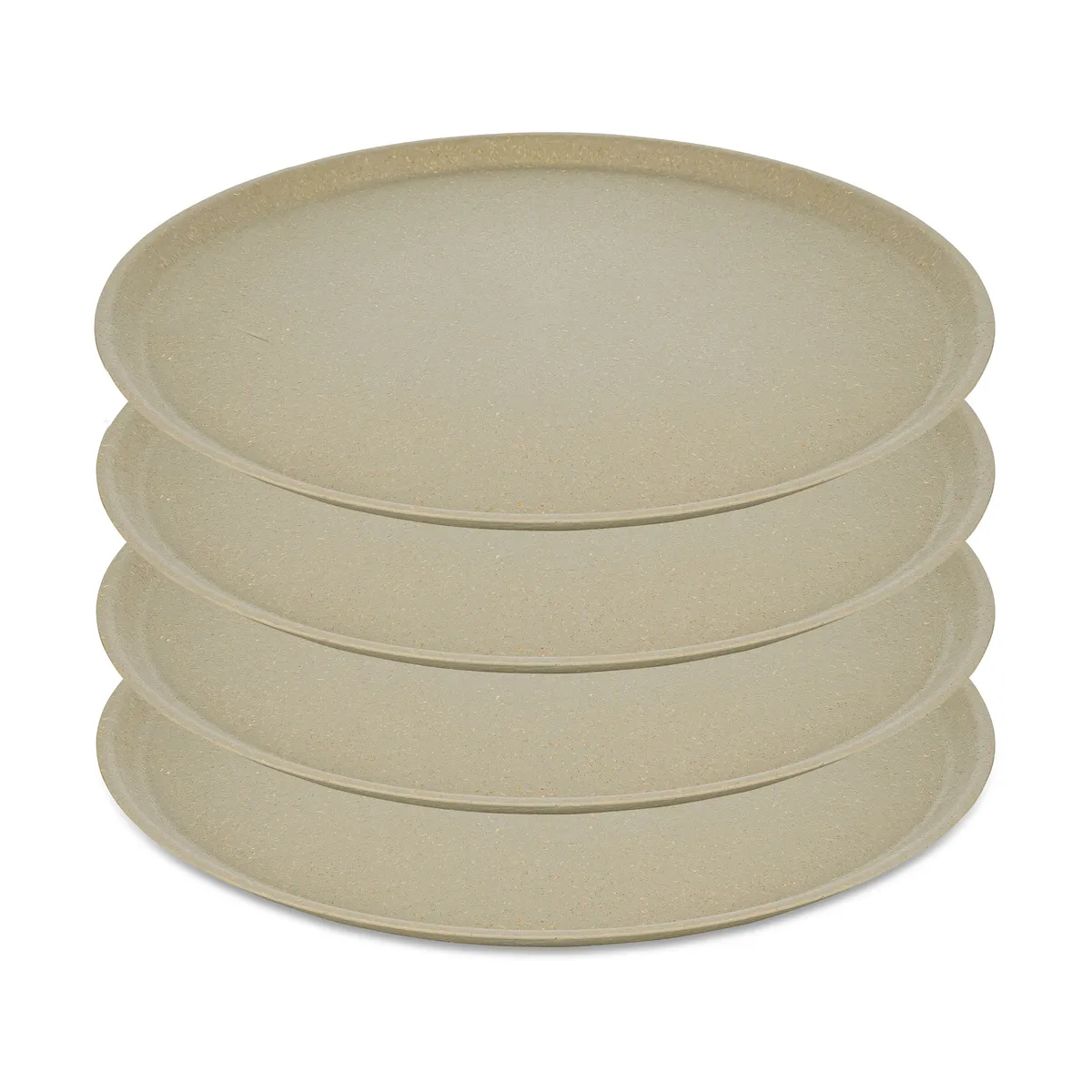 Koziol Connect Teller Ø25,5cm 4er Pack Nature desert sand
