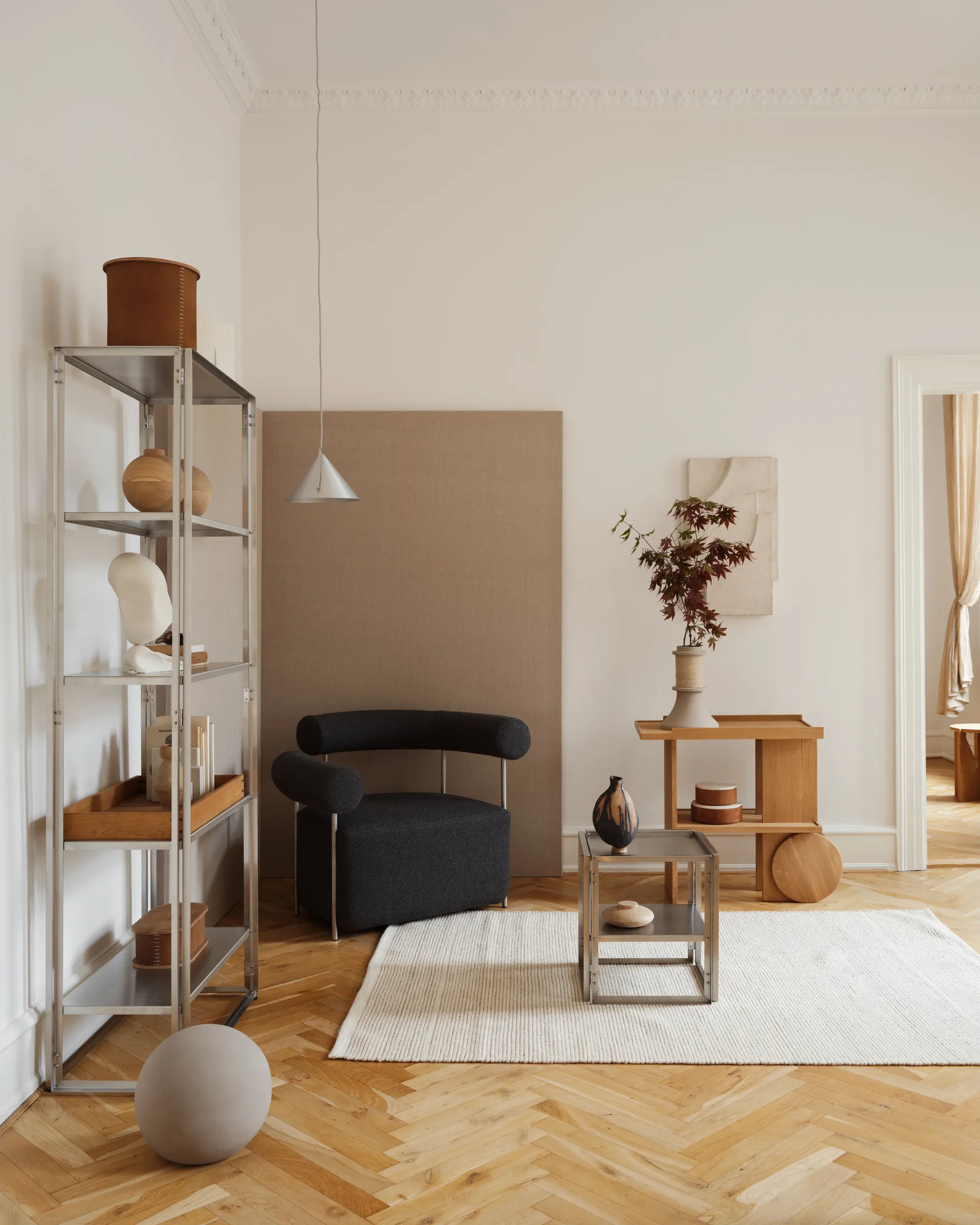 Axis Beistelltisch 42x80 cm, Warm lackierte Eiche Kristina Dam Studio