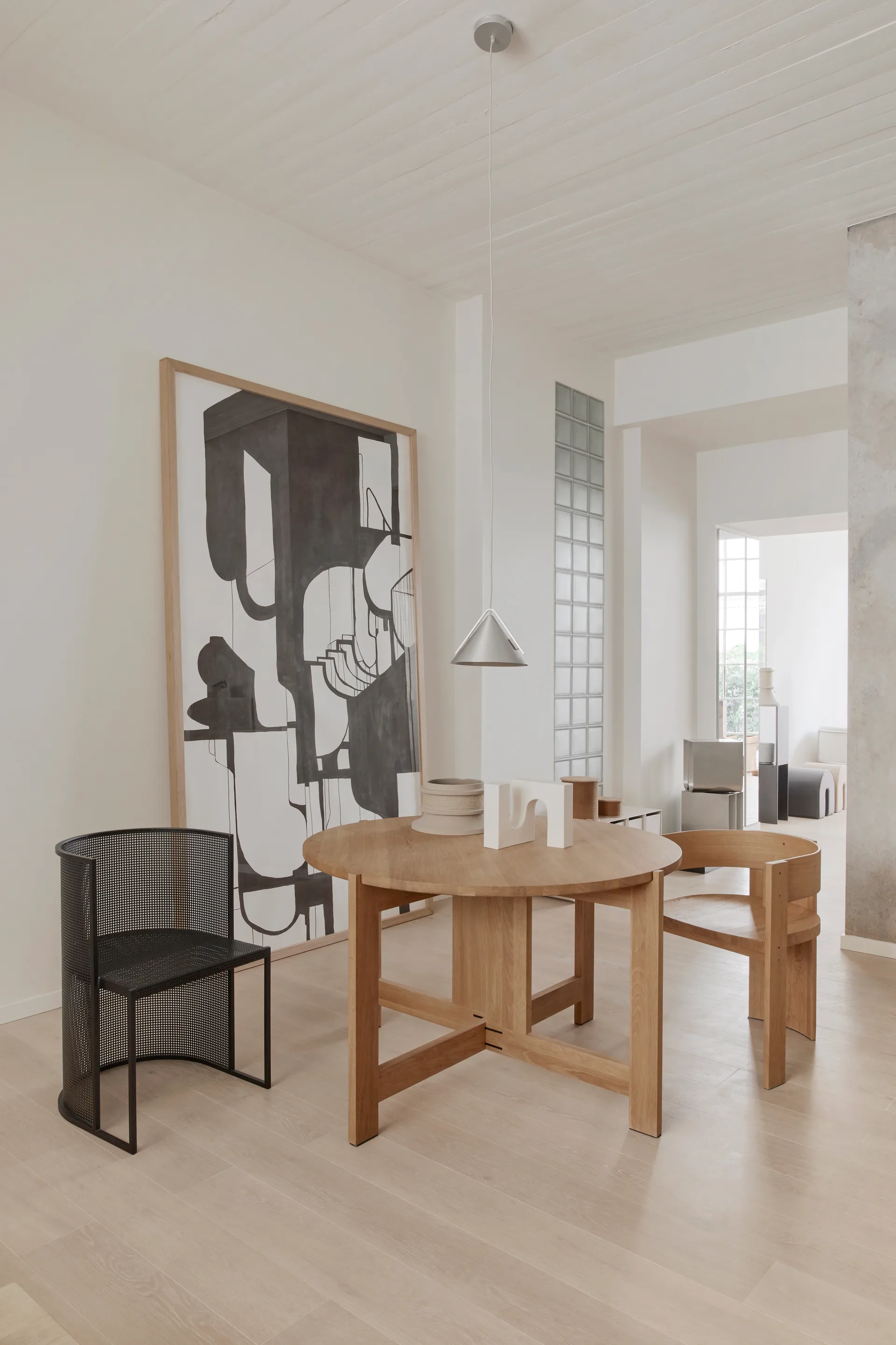 Collector Stuhl, Warm lackierte Eiche-Walnuss Kristina Dam Studio