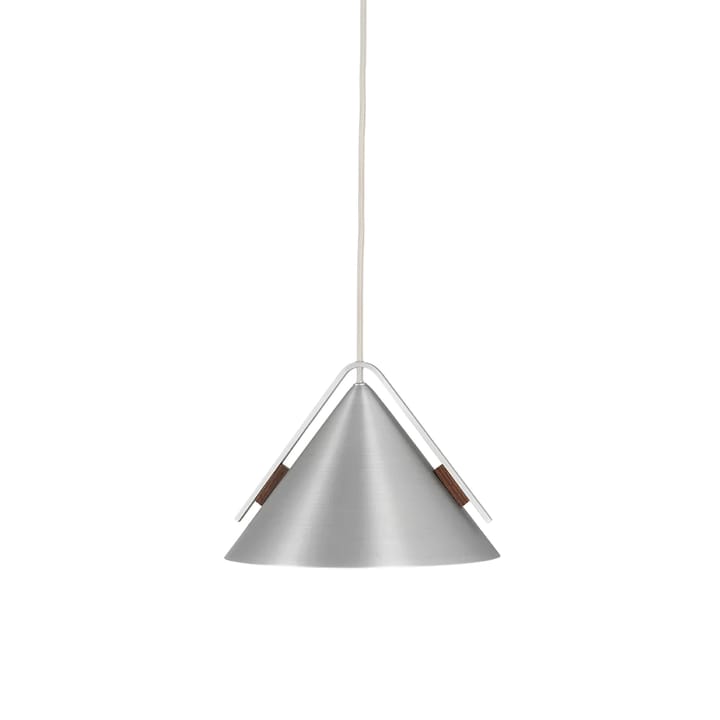 Cone Pendelleuchte S - Aluminium-Walnuss - Kristina Dam Studio