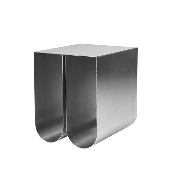 Curved Beistelltisch - Stainless steel - Kristina Dam Studio