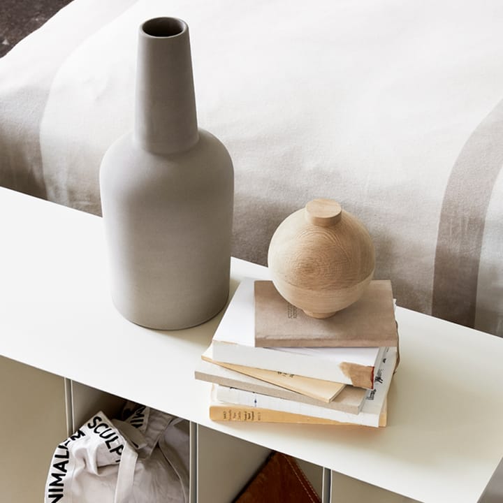 Dome Vase - Grey engobe, medium - Kristina Dam Studio