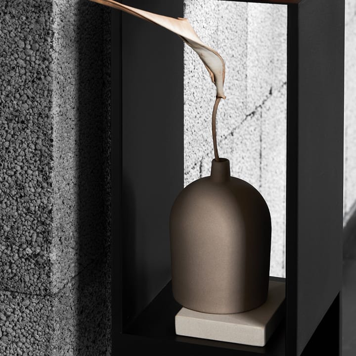 Dome Vase - Grey engobe, medium - Kristina Dam Studio