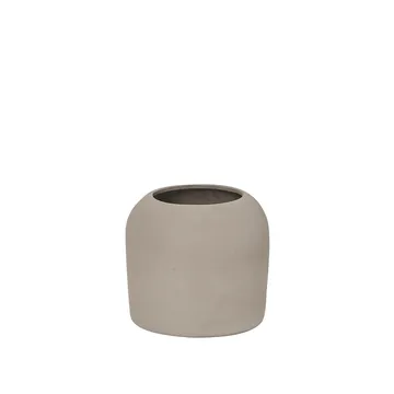 Dome Vase - Grey engobe, xs - Kristina Dam Studio