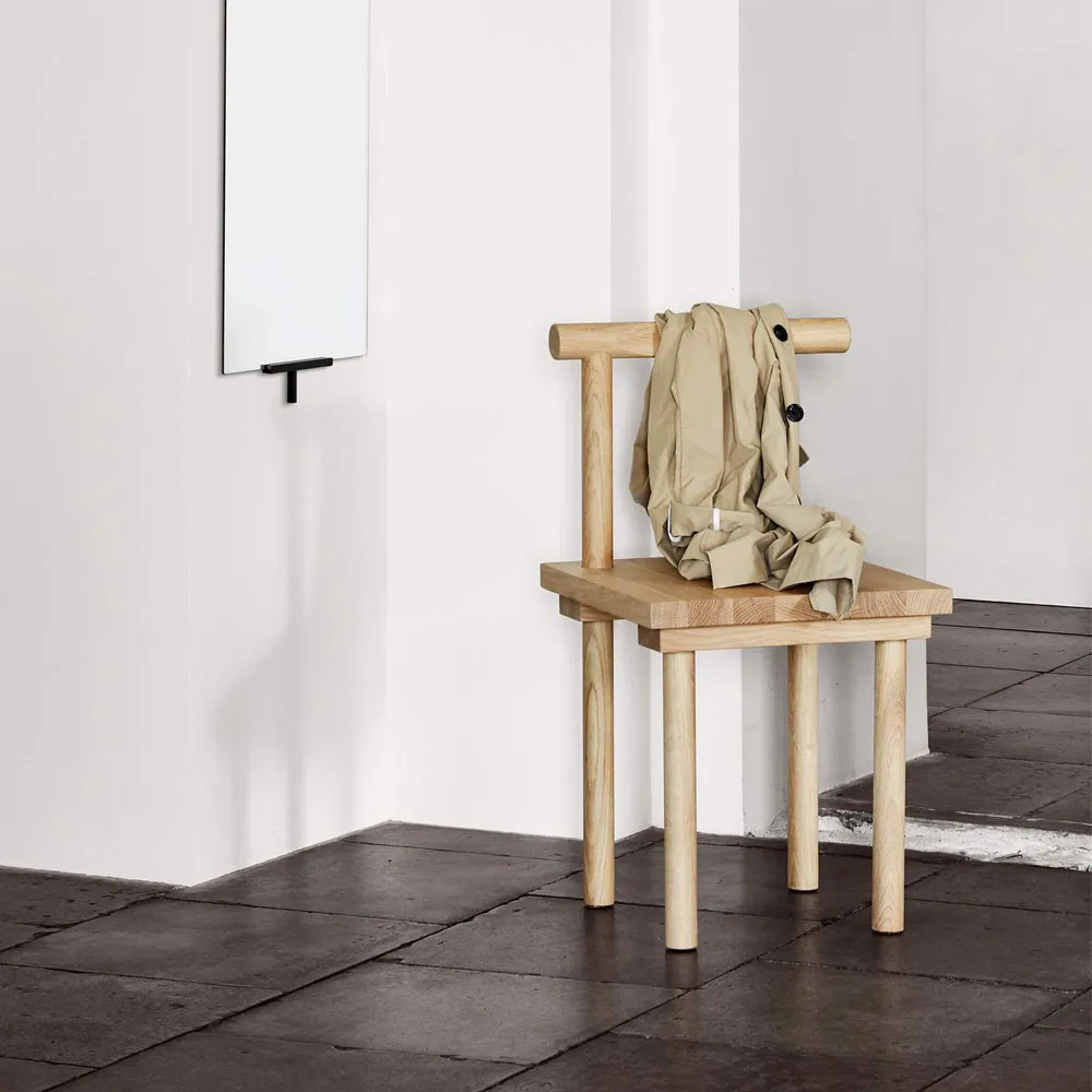 Sculptural Stuhl, Oak Kristina Dam Studio