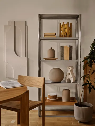 Serif Relief Wanddekoration L - Off white - Kristina Dam Studio