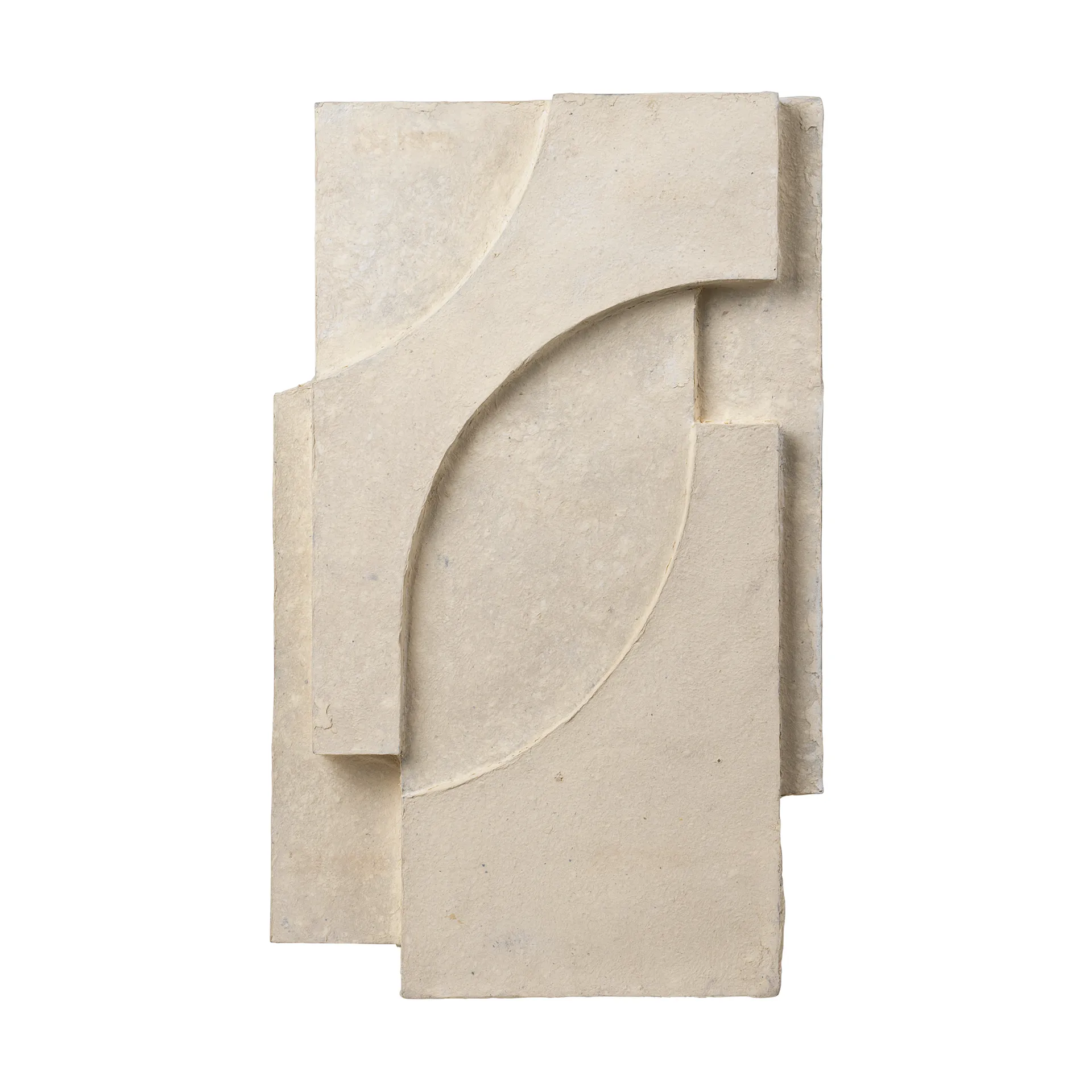 Serif Relief Wanddekoration M, Off white Kristina Dam Studio