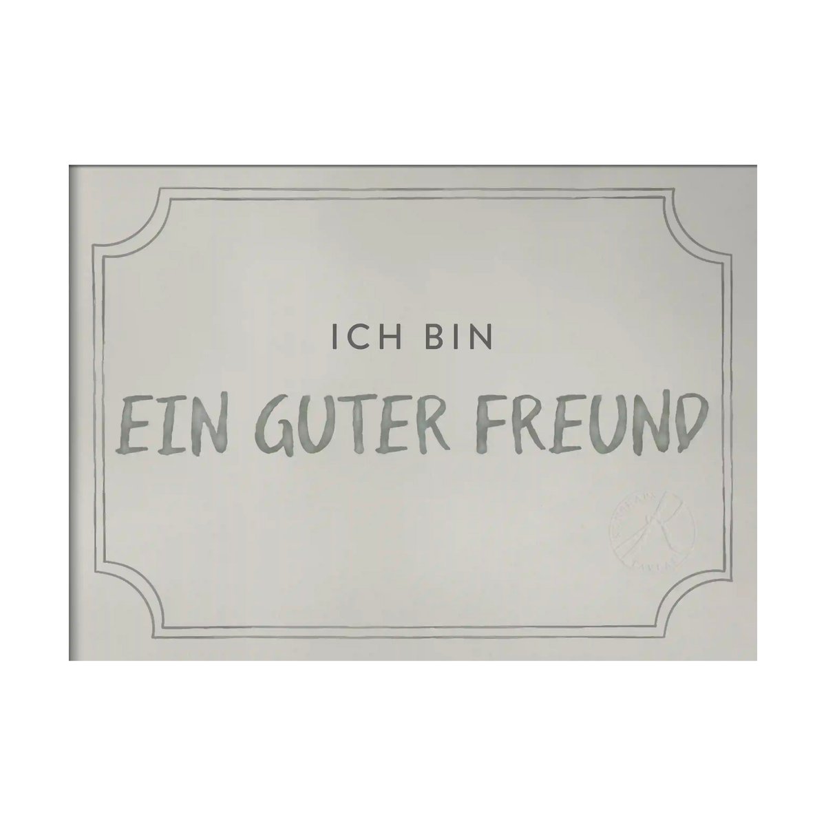 Kunskapstavlan® Freundschaftsdiplom Poster 21x30 cm Dusty mint