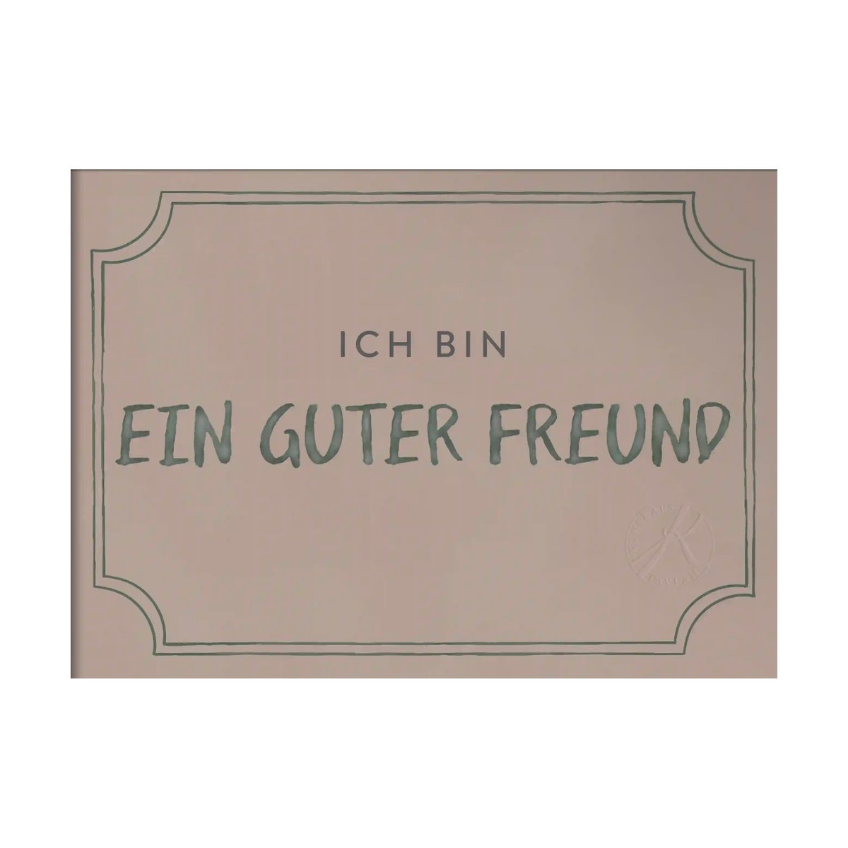 Kunskapstavlan® Freundschaftsdiplom Poster 21x30 cm Dusty rose