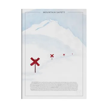 Mountain safety Poster - 30x40 cm - Kunskapstavlan®