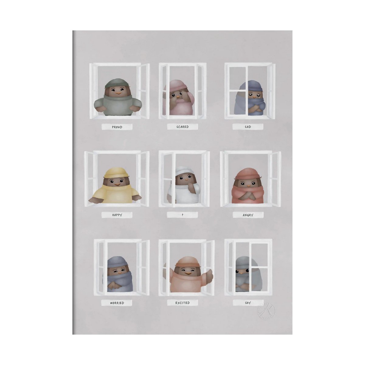 Kunskapstavlan® My feelings Poster 50x70 cm