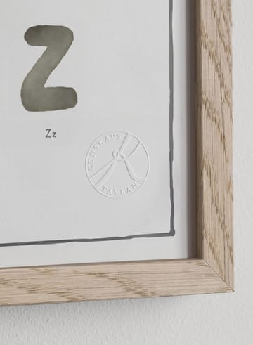 The alphabet watercolor poster - 50x70 cm - Kunskapstavlan®
