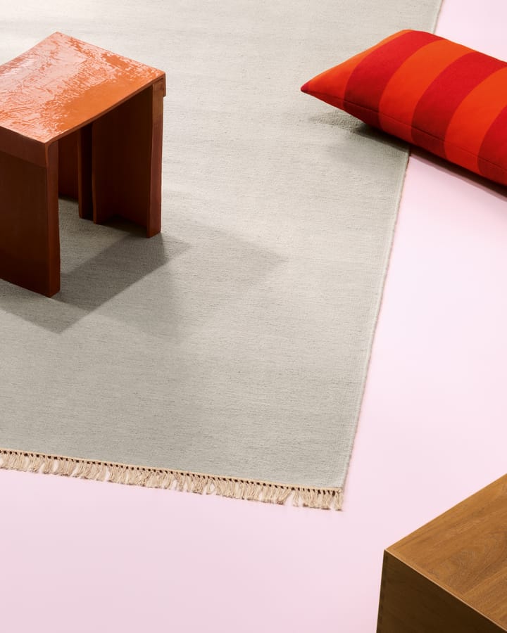 Vintage Naturally Coloured Fringes Teppich, 7713, 200x300 cm Kvadrat