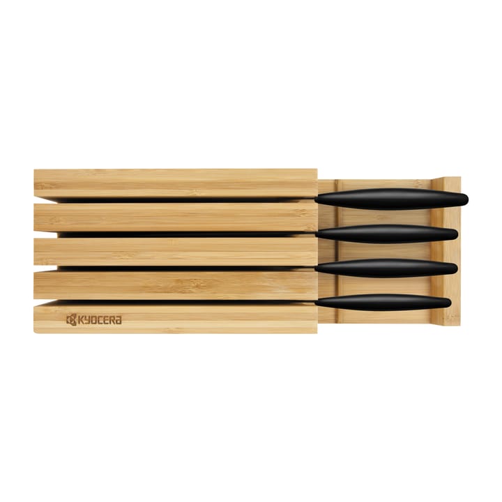 Kyocera Messerblock Bambus für 4 Messer - 34cm - Kyocera