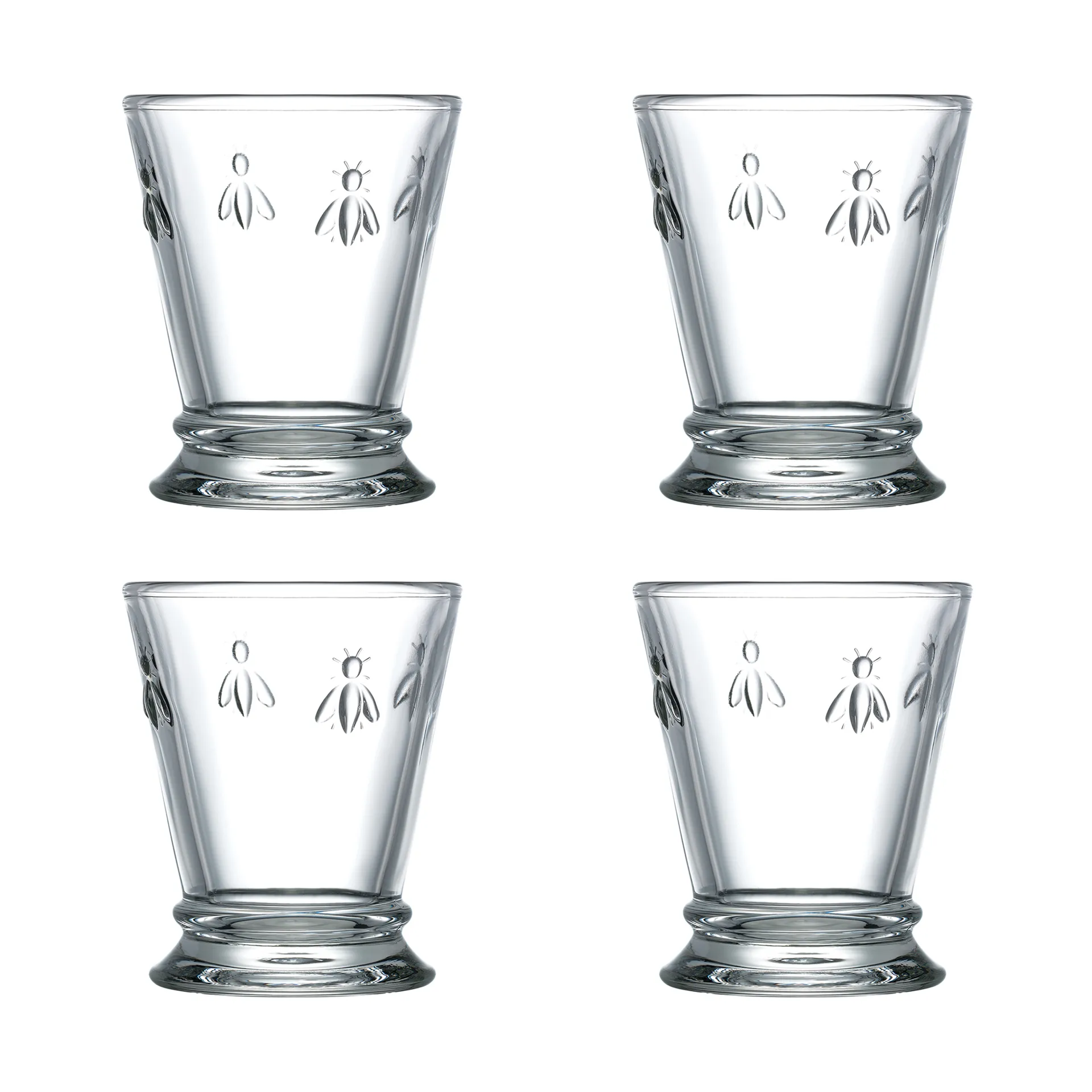 Abeille Wasserglas 26 cl 4er Pack, Klar La Rochère