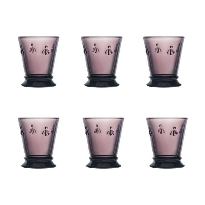 Abeille Wasserglas 26 cl 6er Pack - Aubergine - La Rochère