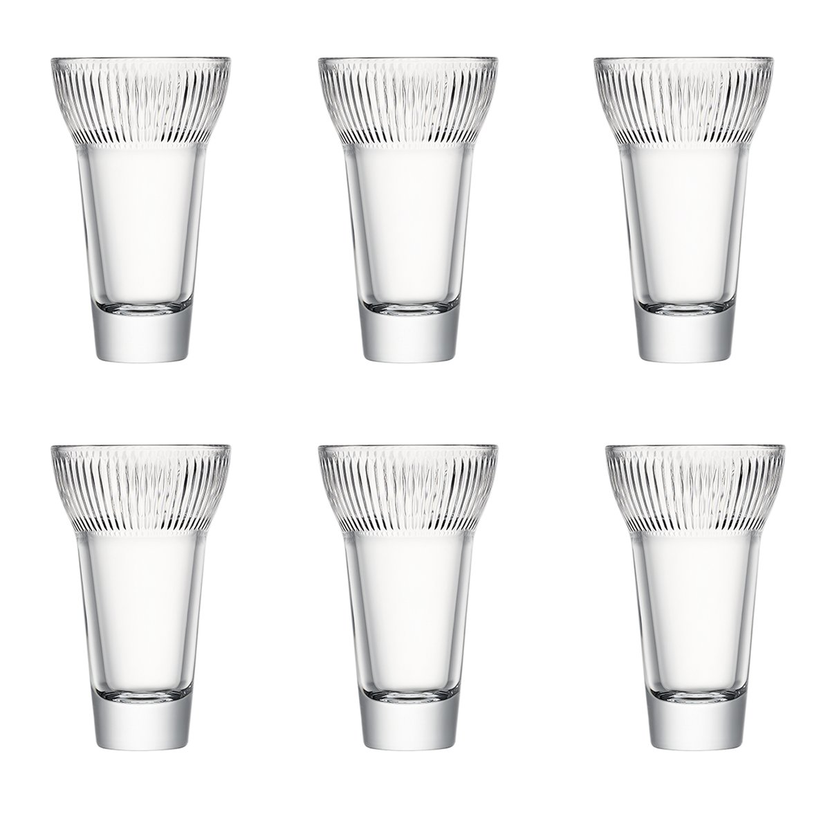 La Rochère Calanque Fanny Trinkglas 22 cl 6er-Pack Transparent