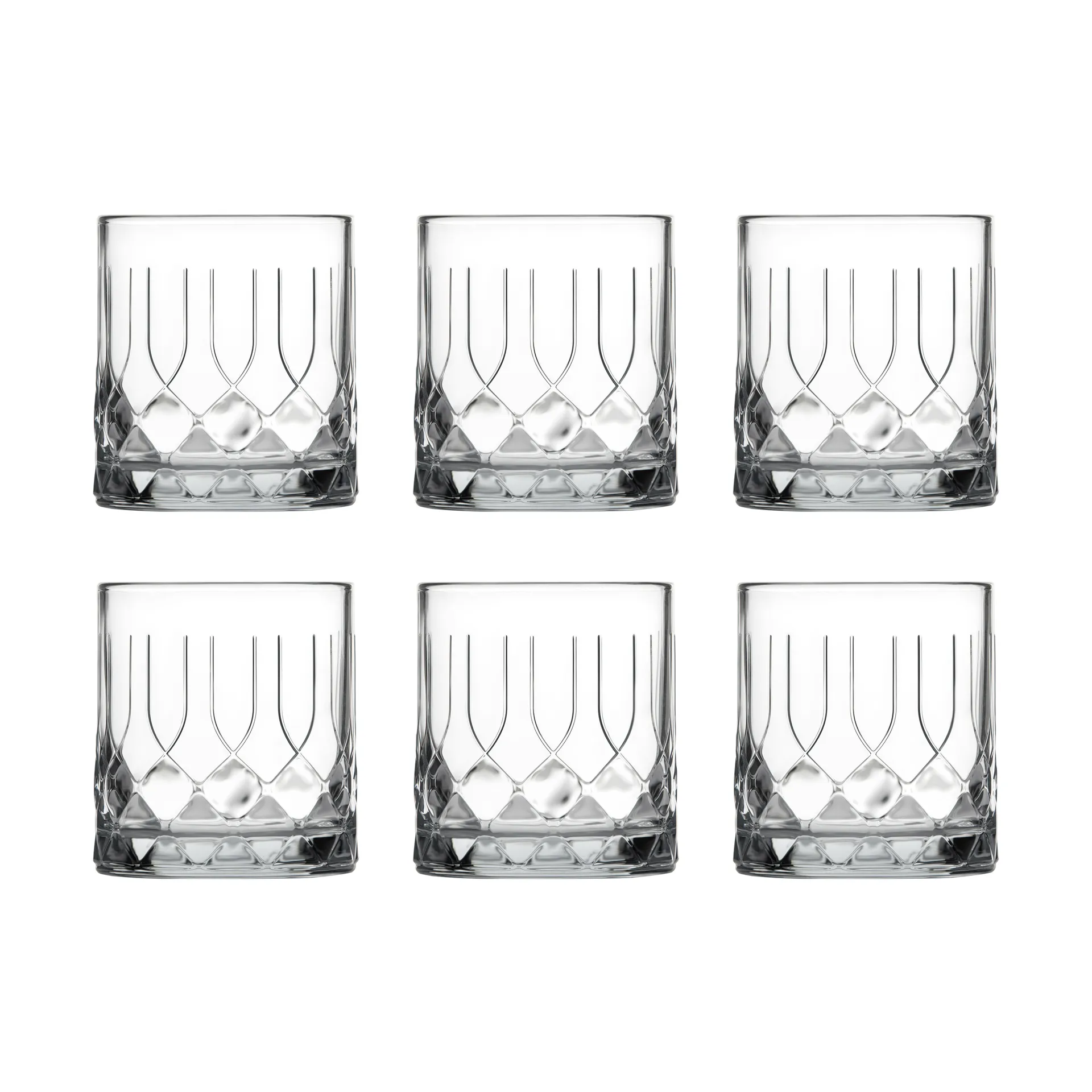 Chicago Tumbler Whiskyglas 6-pack, 34 cl La Rochère