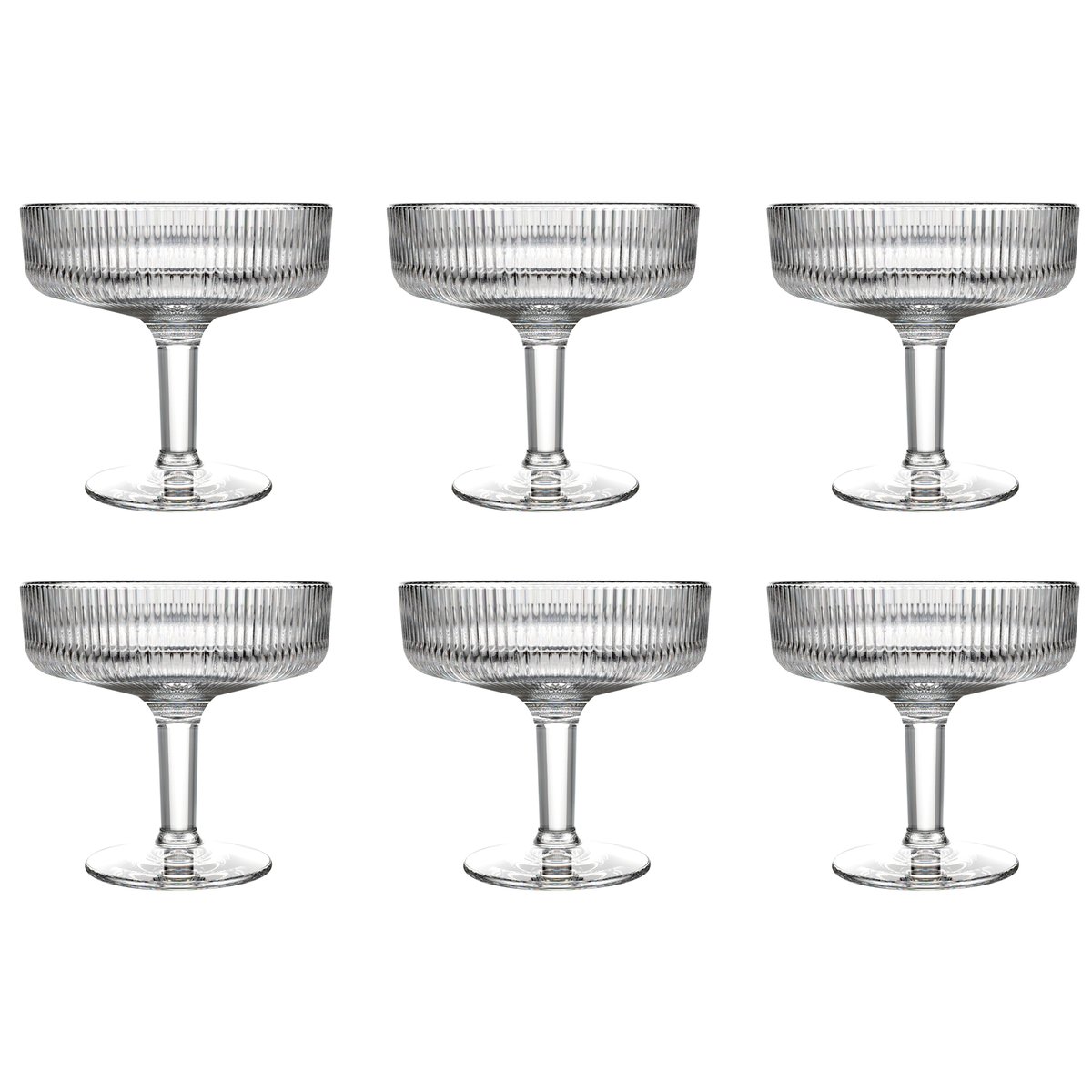 La Rochère Coupe Alice Dessertschale 33 cl 6er-Pack Transparent