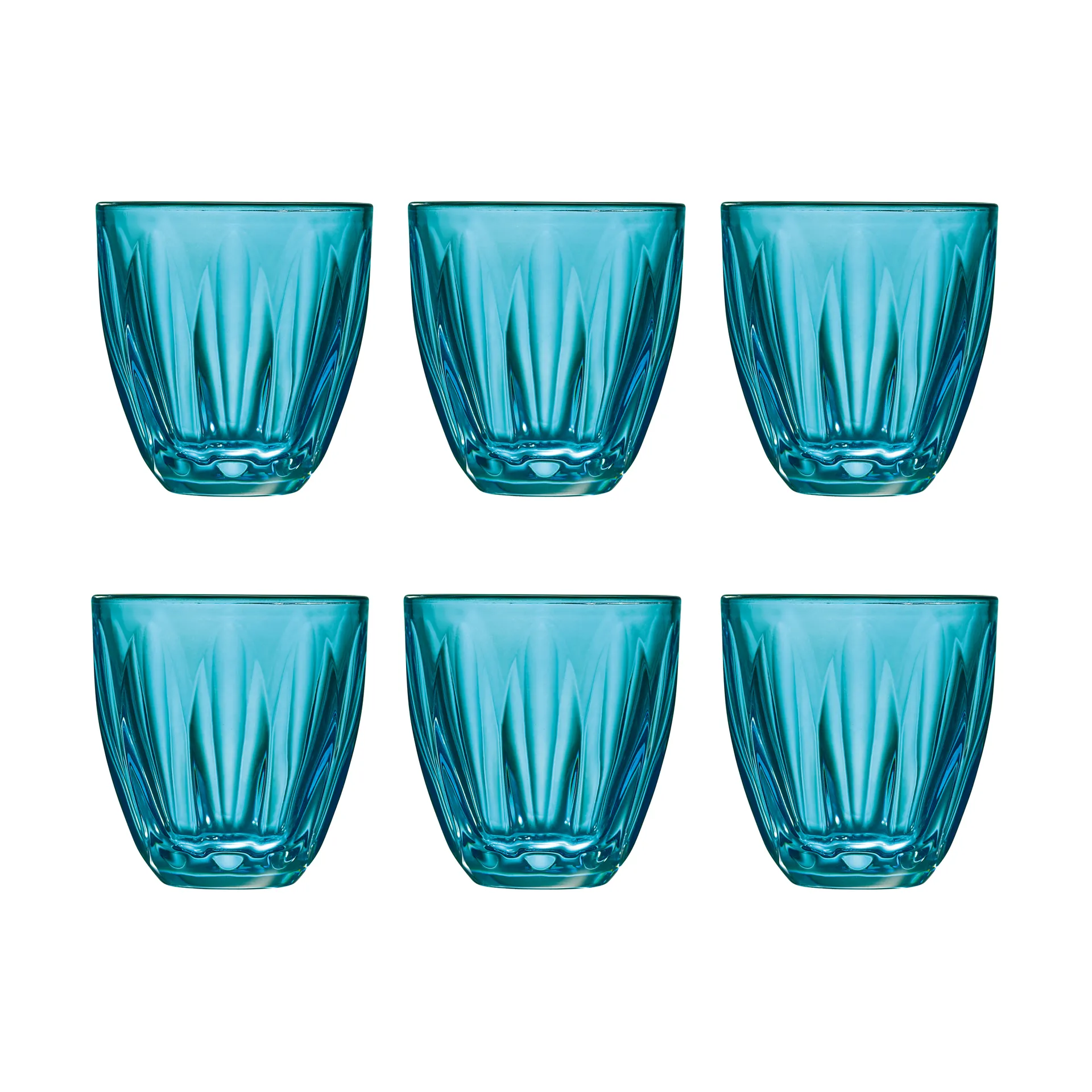 Lily Wasserglas im 6-pack, Blau La Rochère