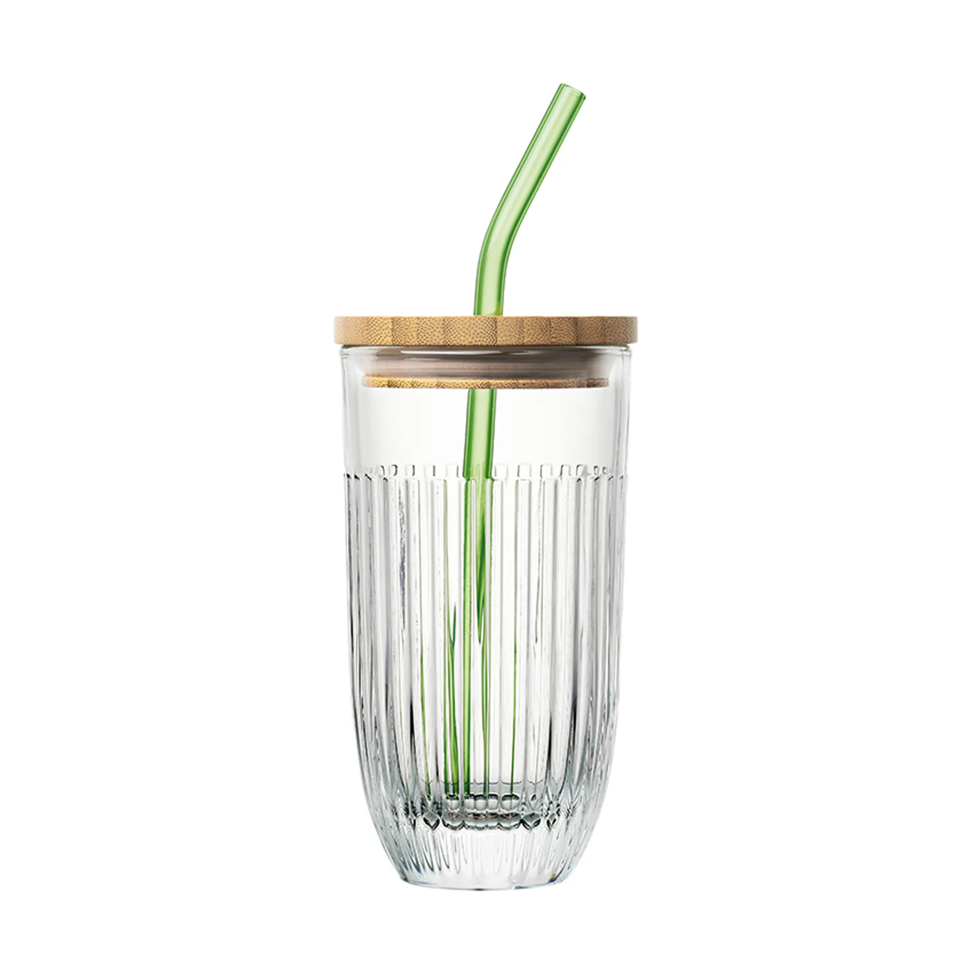 Ouessant Smoothieglas mit Deckel und Strohhalm 43 cl, Transparent La Rochère