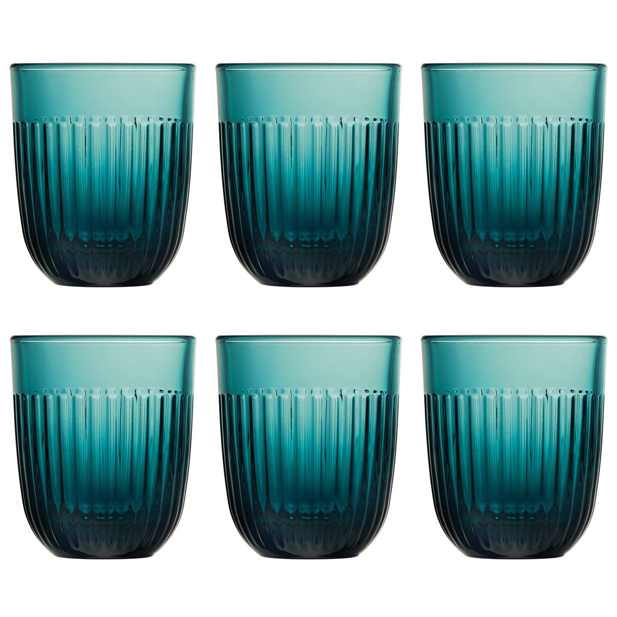 La Rochère Ouessant Wasserglas 29 cl 6er-Pack Dunkelblau