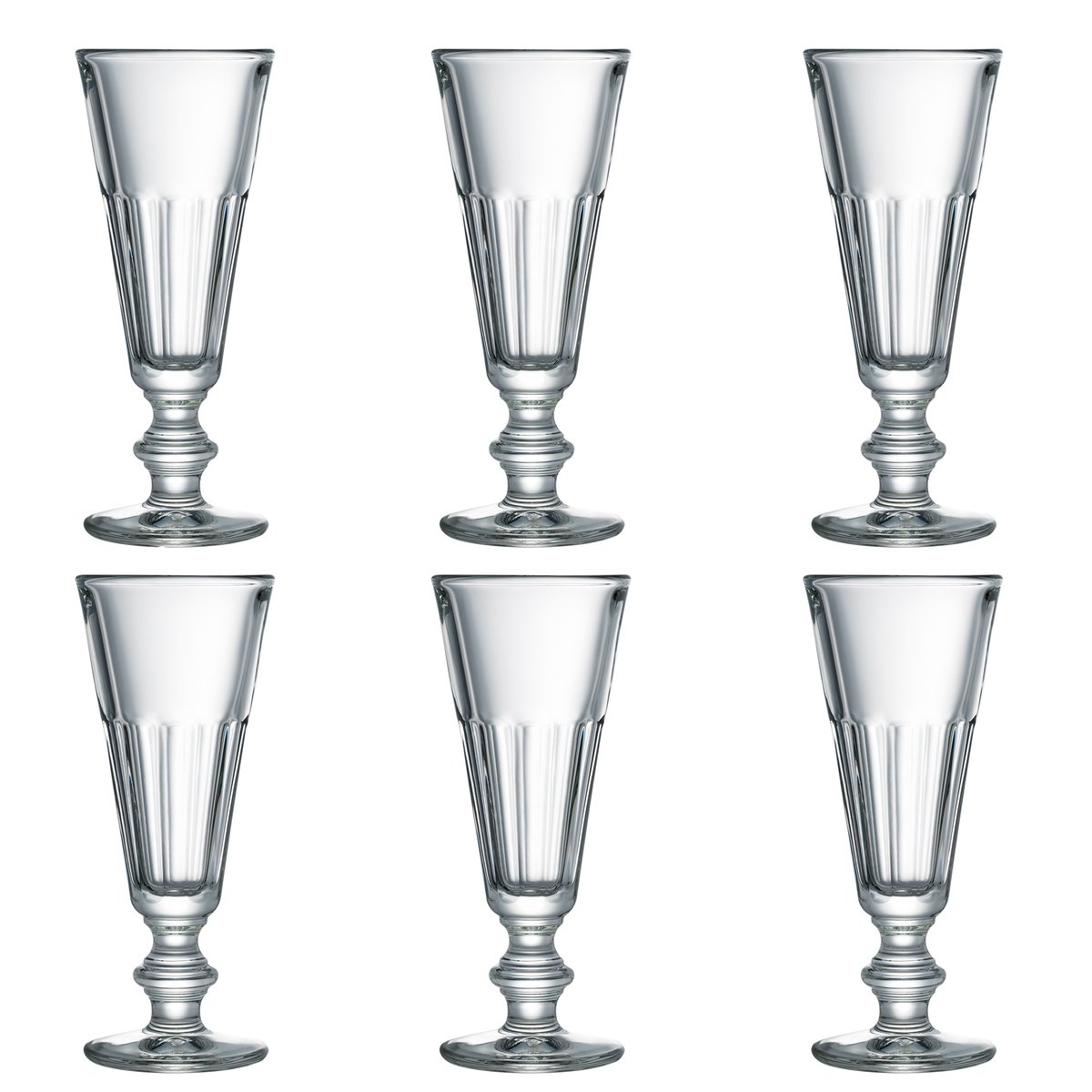 La Rochère Perigord Champagnerglas 16 cl 6er Pack Transparent
