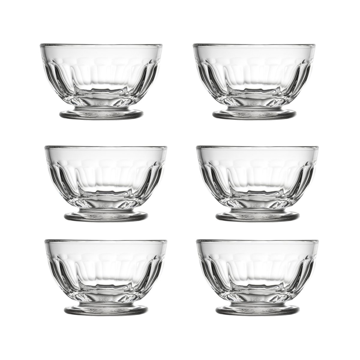 La Rochère Perigord Dessertschale klein 15 cl 6er-Pack Transparent