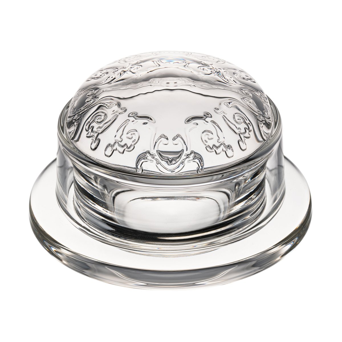 La Rochère Versailles Butterdose Ø10 cm Transparent
