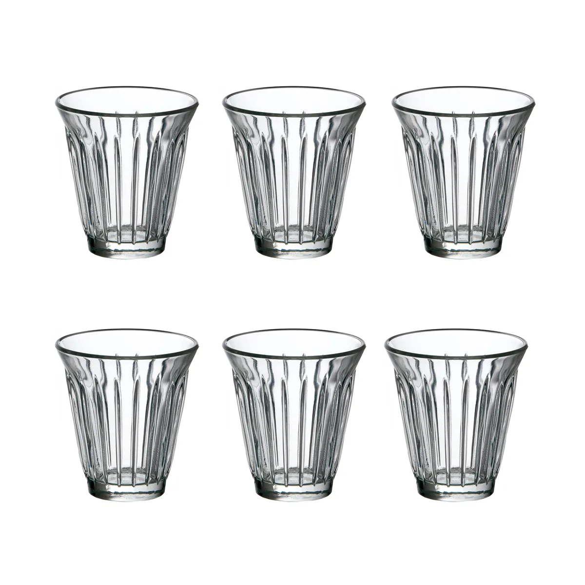 La Rochère Zinc Wasserglas 19 cl 6er Pack Klar