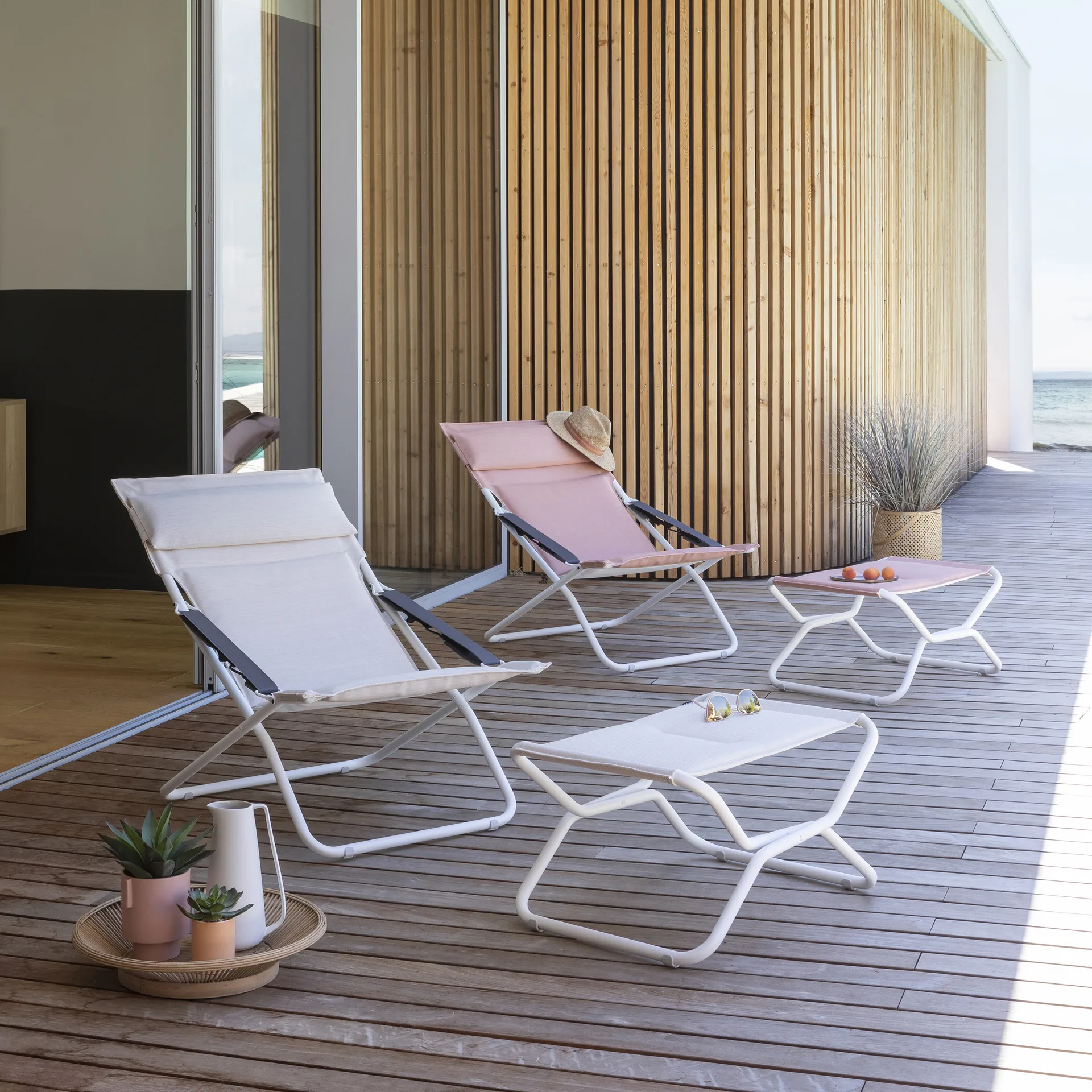 Bayanne Fußhocker, Ocre Lafuma