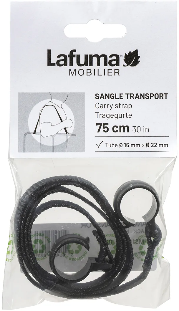 Lafuma Tragriemen für Liegestuhl, Black-noir Lafuma