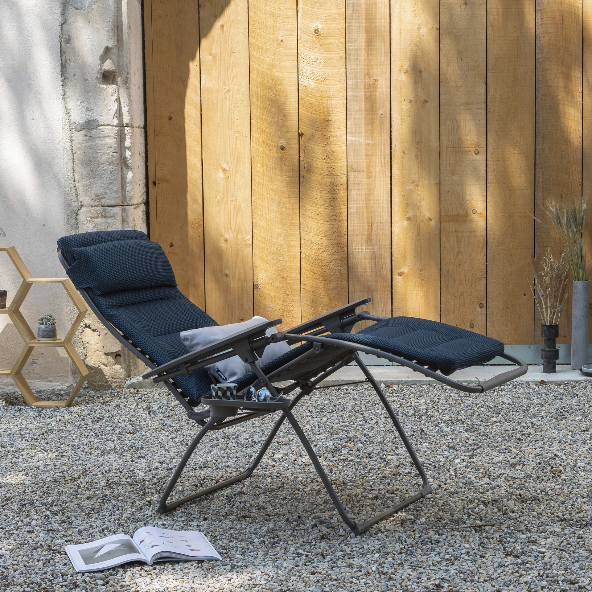 Relax 803 Sonnenstuhl, Bleu Encre Lafuma