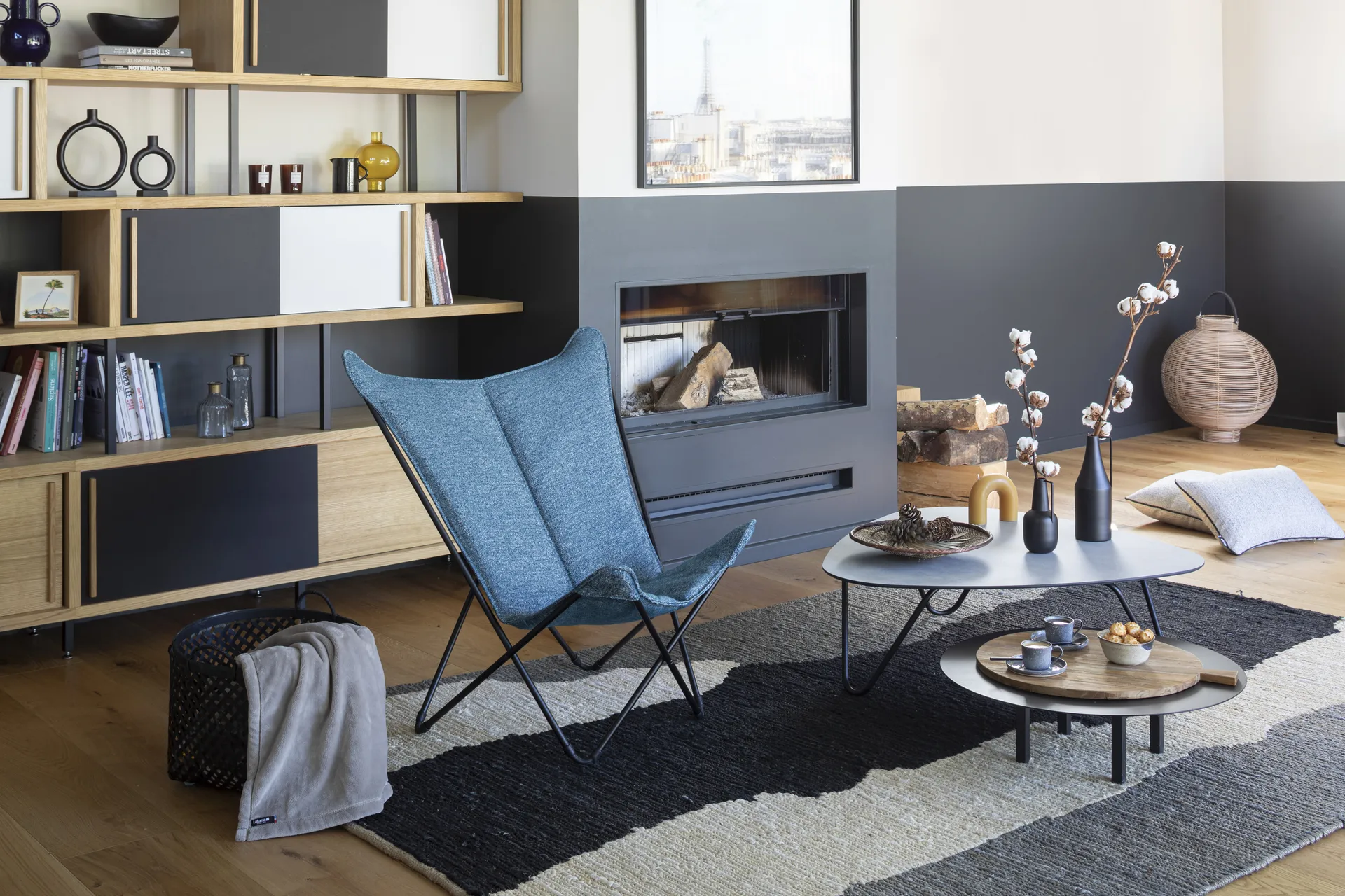 Sphinx Liegestuhl, Sunbrella Cobalt Lafuma