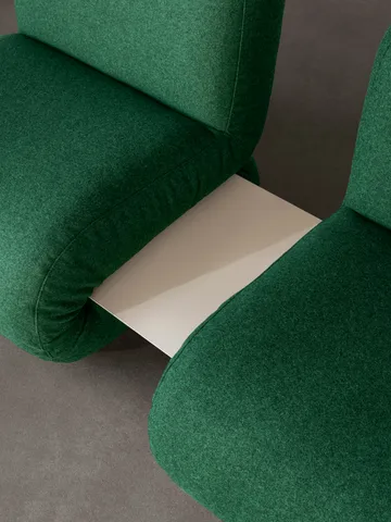 BAU Sessel gerade - Vidar 0542 Rot, geradlinig - Lammhults