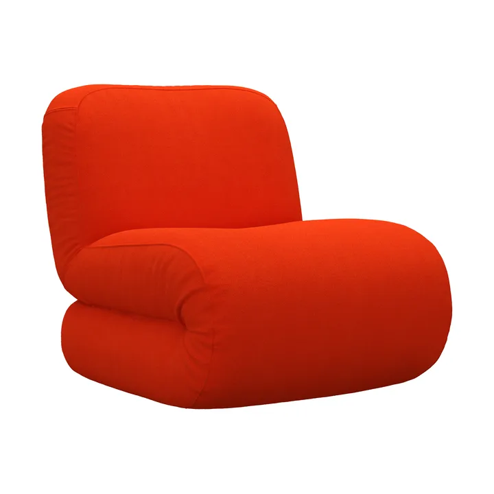 Bau Sessel - Vidar 0542 Rot, geradlinig - Lammhults